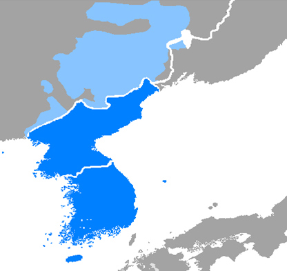 Idioma Coreano en Asia