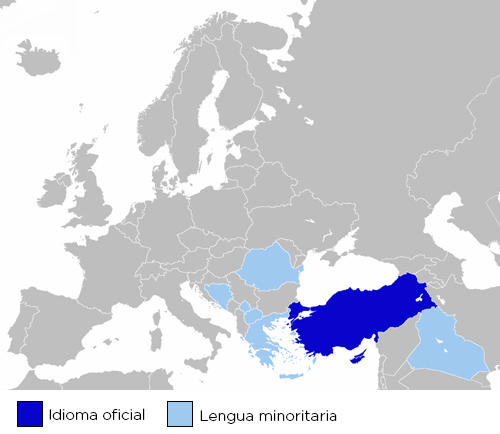 Idioma Turco en Asia